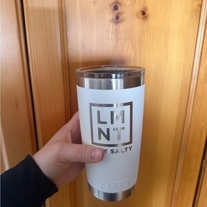YETI White Branded 20 oz  Tumbler